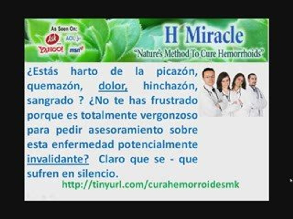 Como Curar la Hemorroides