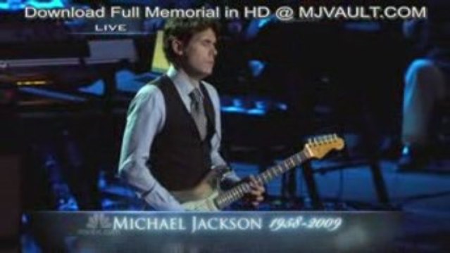 John Mayer Human Nature @ Michael Jackson Memorial