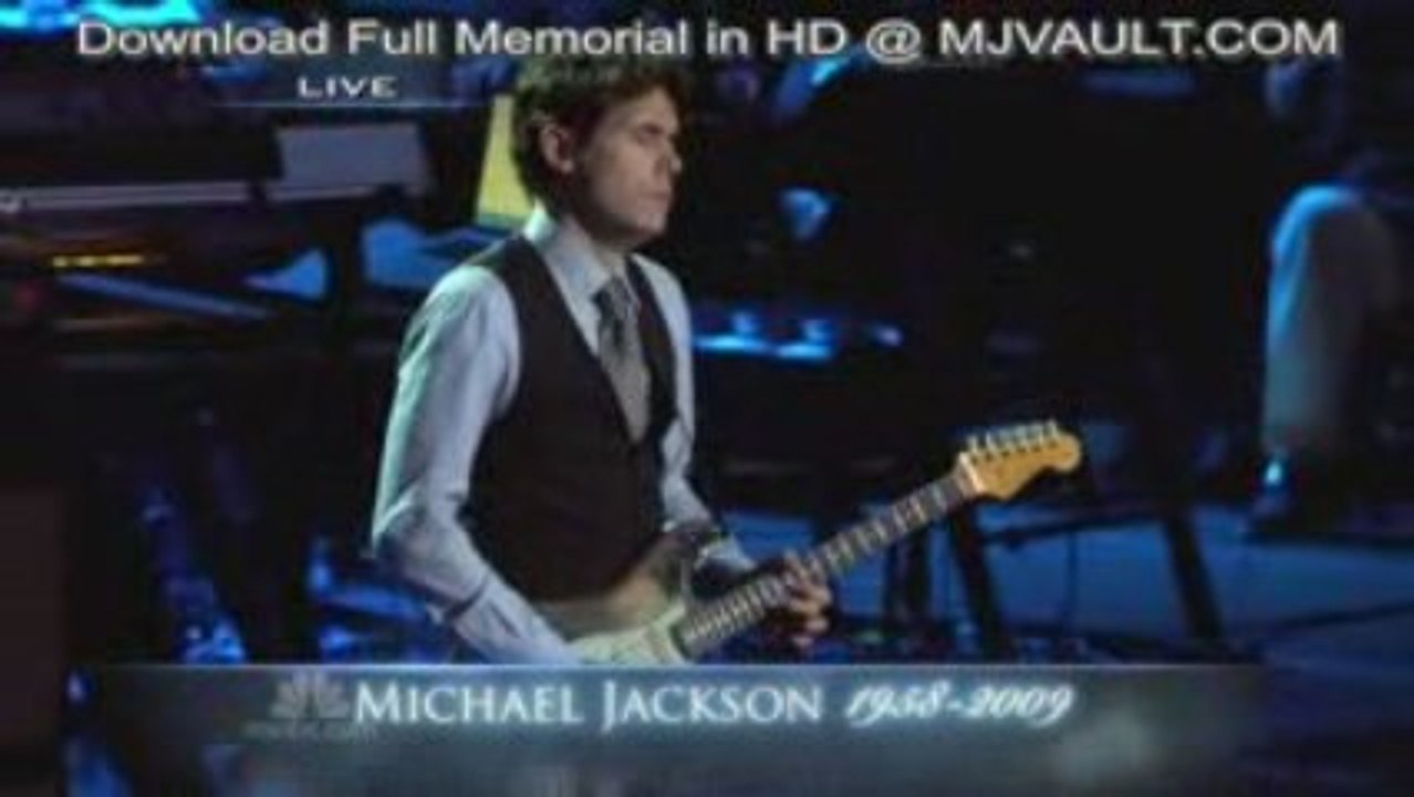John Mayer "Human Nature" @ Michael Jackson Memorial