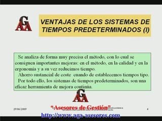 Metodos y Tiempos ( Tiempos predeterminados)