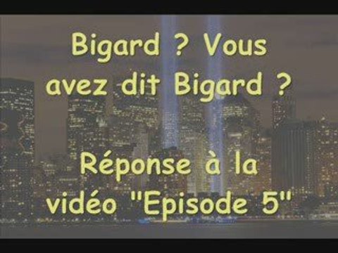Bigard ne fait que colporter les poncifs conspirationnistes