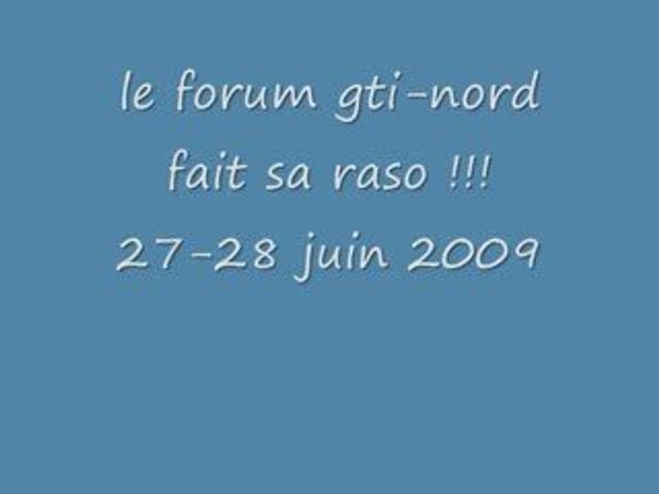 gti-nord  27-28 juin 2009