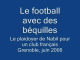 Football avec béquilles