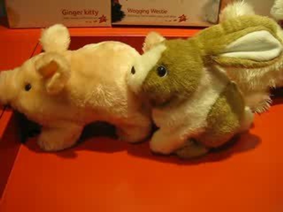 Animaux dans un magasin de jouet