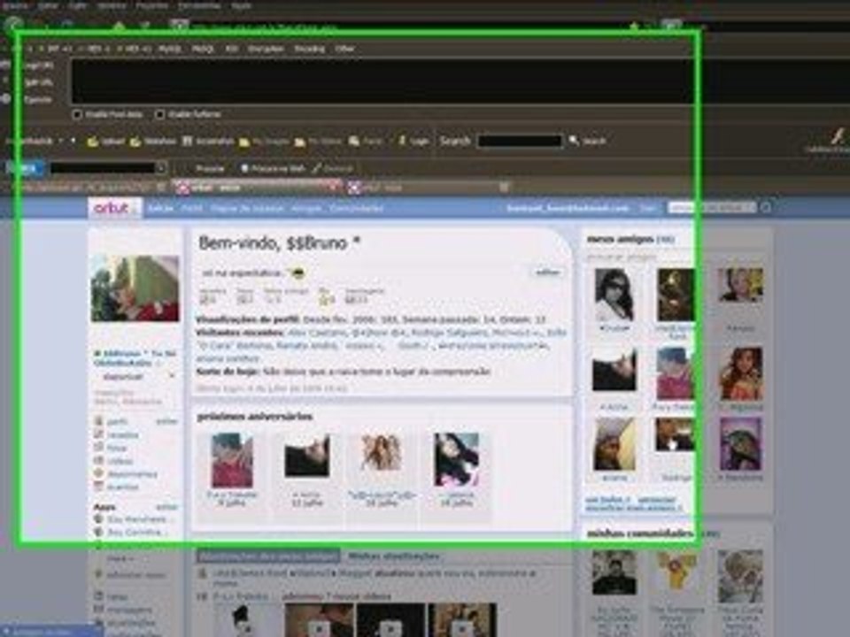Pegando senha de orkut , msn, yahoo