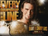 wwe night of champions 2009 official theme song and poster