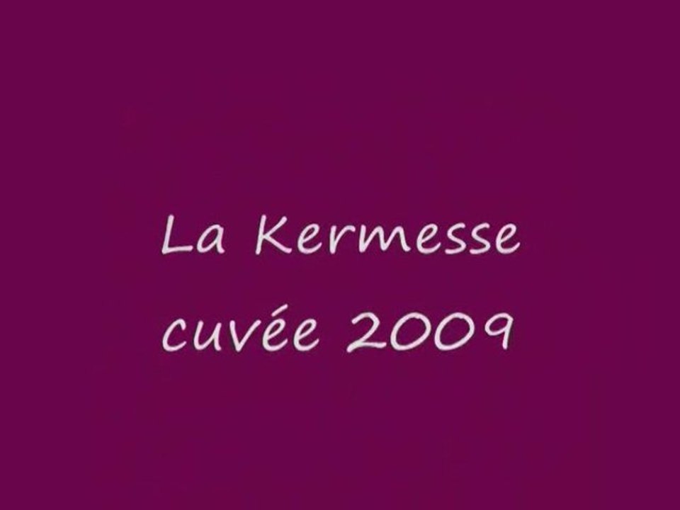 Kermesse 2009 et départ de la directrice