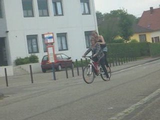 Moi & Célia en vélo