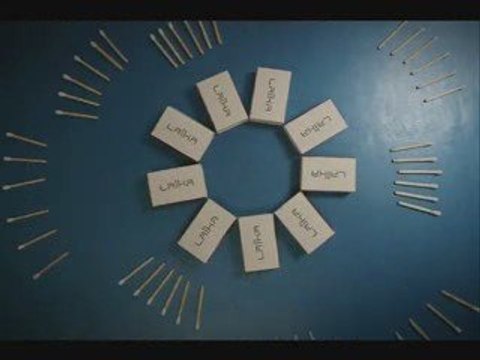 animation avec des allumettes