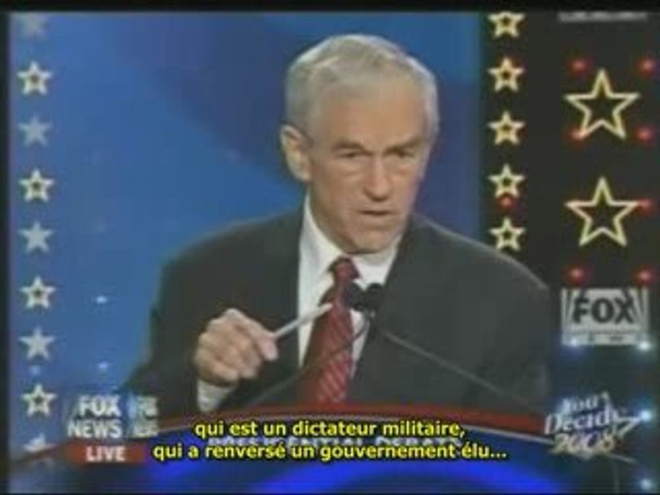Extraits de la campagne présidentielle de Ron Paul 2007/2008
