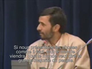 Video clandestine sortie d'Iran: Ahmadinejad sans masques