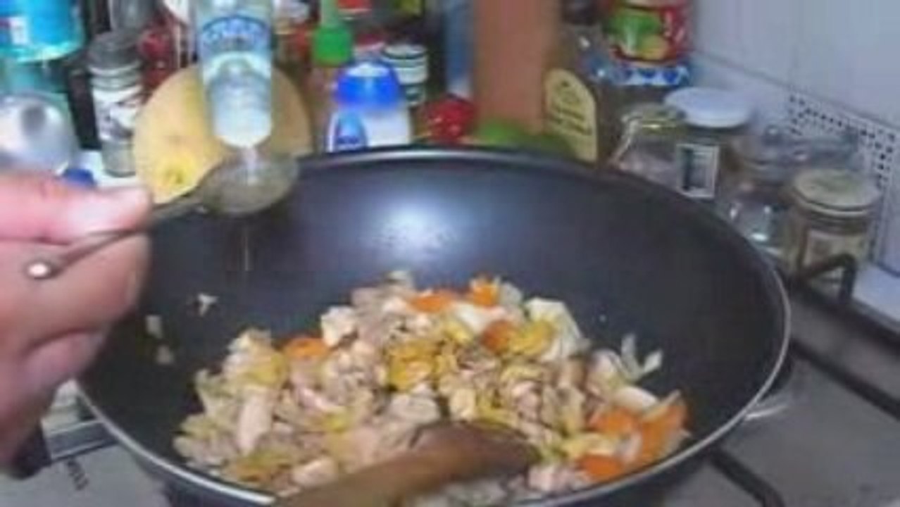 Poulet aux pousses de bambou