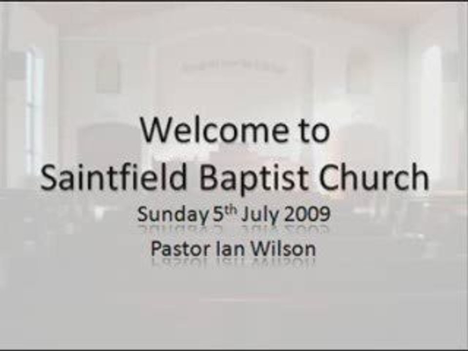 050709 - Morning Service Part 1