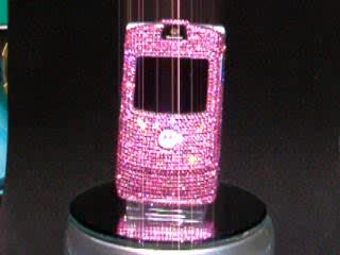 Krystali Swarovski rhinestone cell phone - video Dailymotion