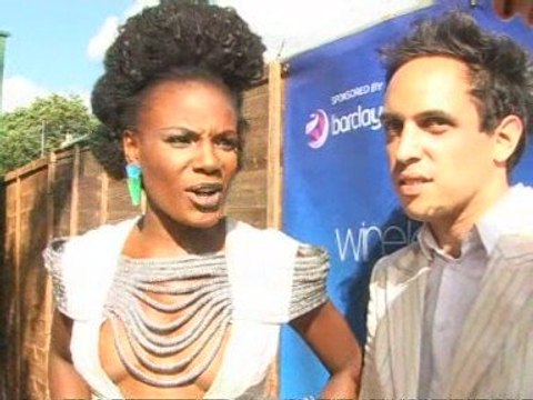 Tinchy Stryder, Calvin Harris and Mark Ronson at Wireless