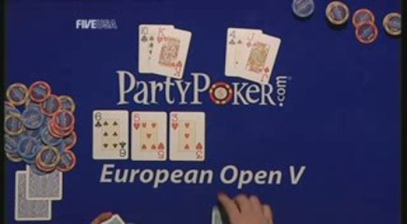 PartyPoker European Open V Ep.10 - 5/8 cardplayertube.com