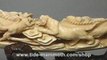 Mammoth ivory carving 12 Zodiac animals Dragon tusk 37162