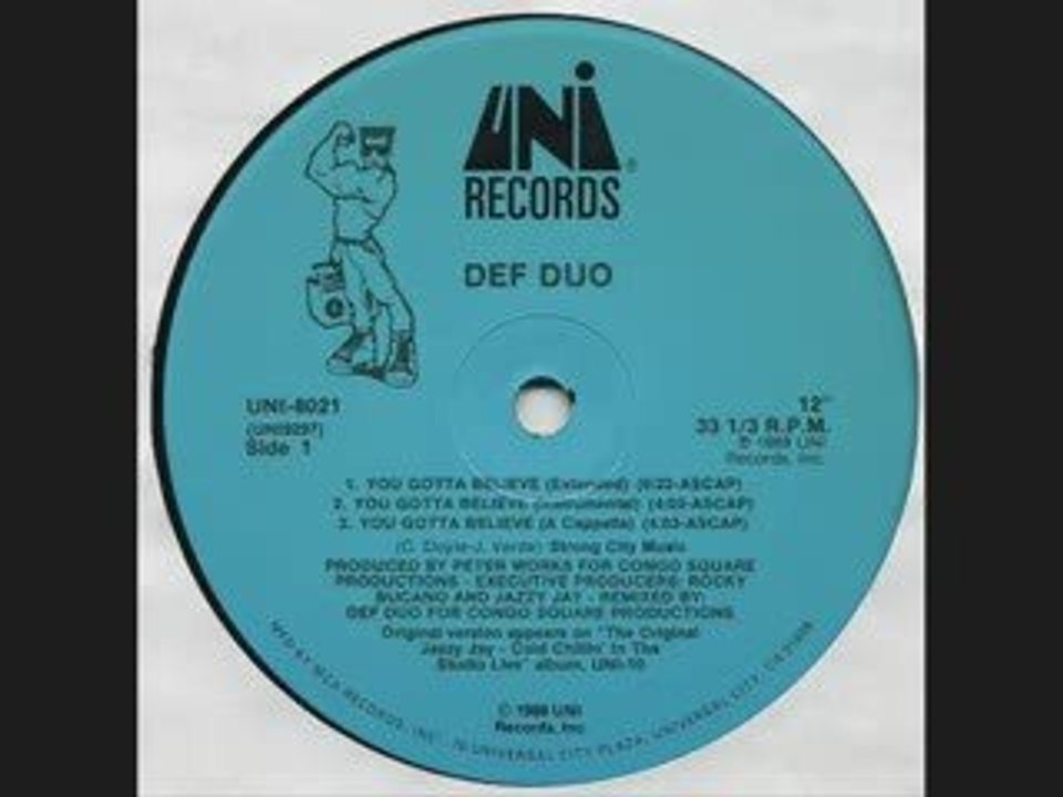 Def Duo - You Gotta Believe
