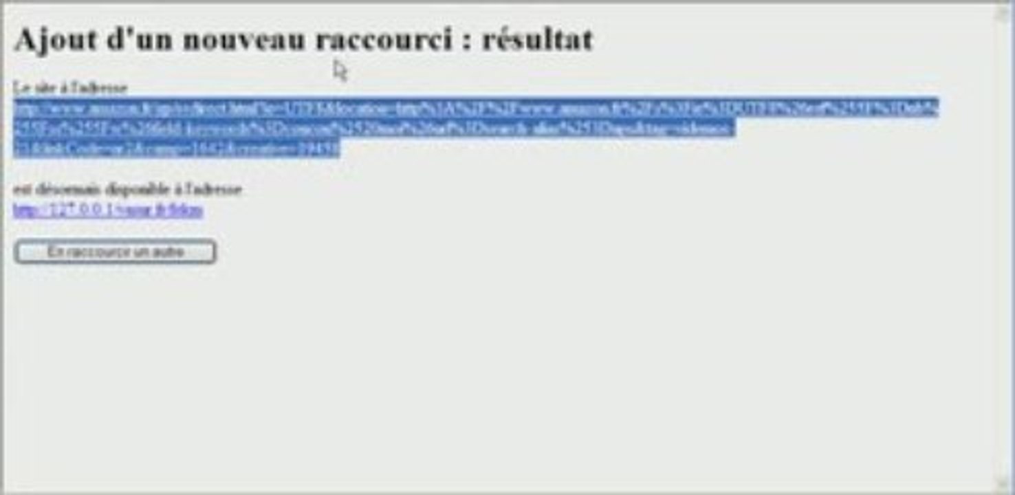 Demonstration du script VaSur en version Light