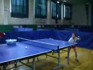 Les chinois au tennis de table, à 6 ans !