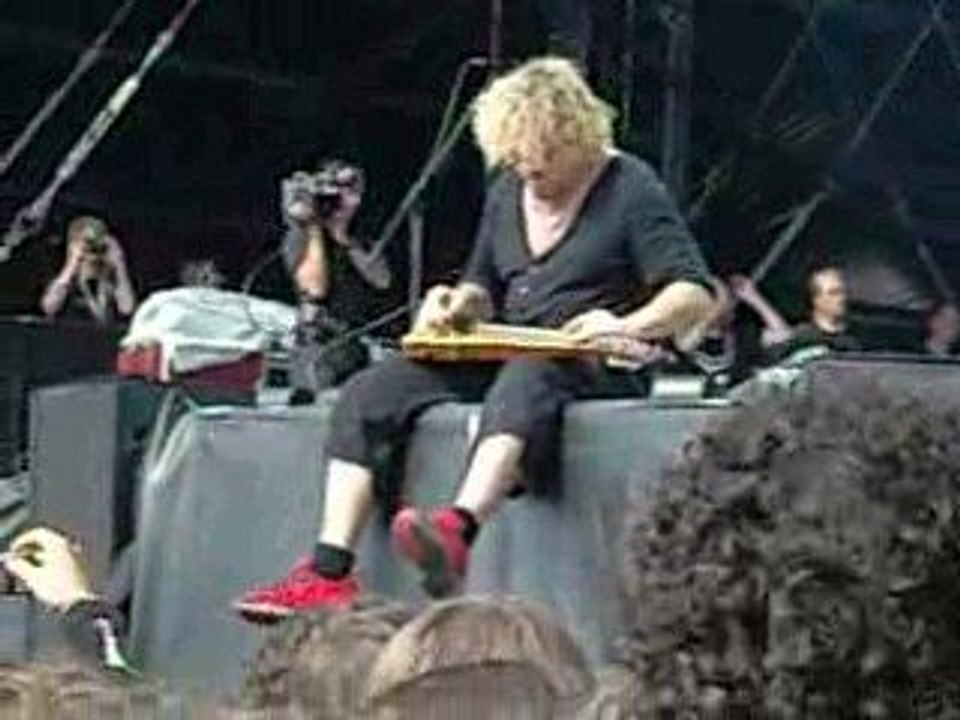 Chickenfoot GMM 2009 Lap steel guitare Sammy Hagar