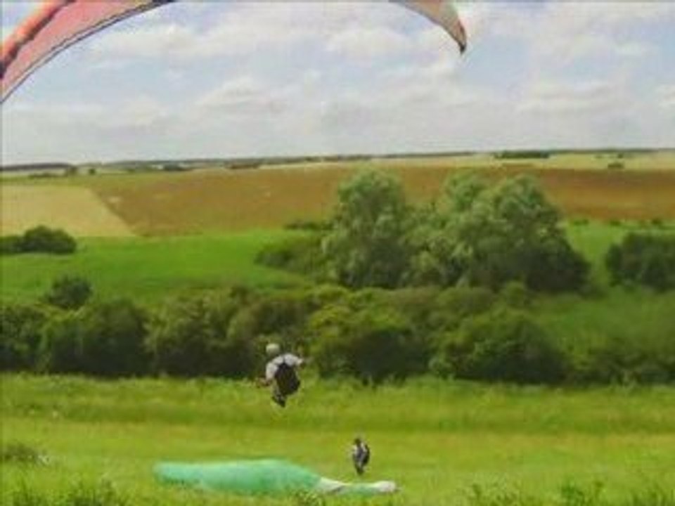 Les pieds nickelés font du parapente