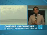 Le signal des boîtes noires de l'A310 de Yemenia détecté