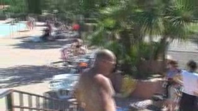Piscine Camping Le Soleil Argeles France-Juillet 2009