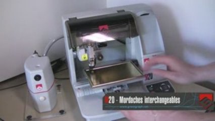 M20 funerals-Machine rotary-Plaques funéraires-Gravograph Fr