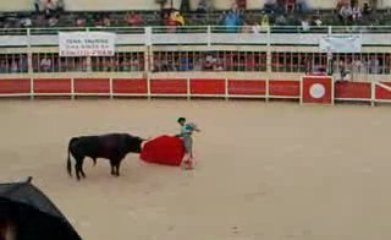 Marc Serrano sous la pluie de St Gilles