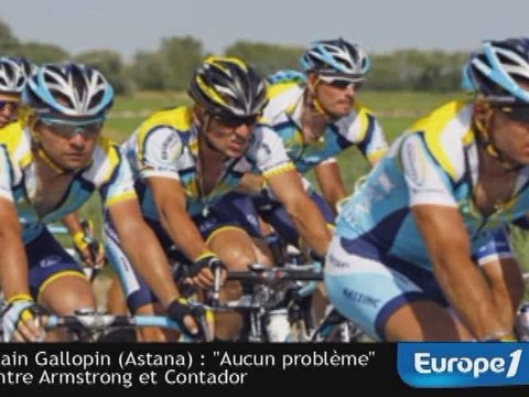 Astana : Aucun problème entre Armstrong et Contador