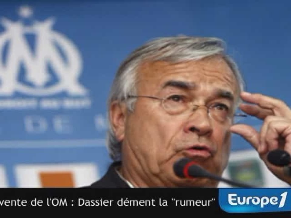 Revente de l'OM : Dassier dément "la rumeur"