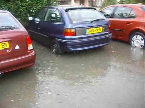 Tarbes innondations samedi 4 juillet hamau de l'Echez