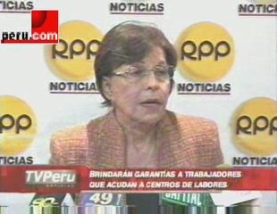 Gobierno toma medidas contra movilizaciones