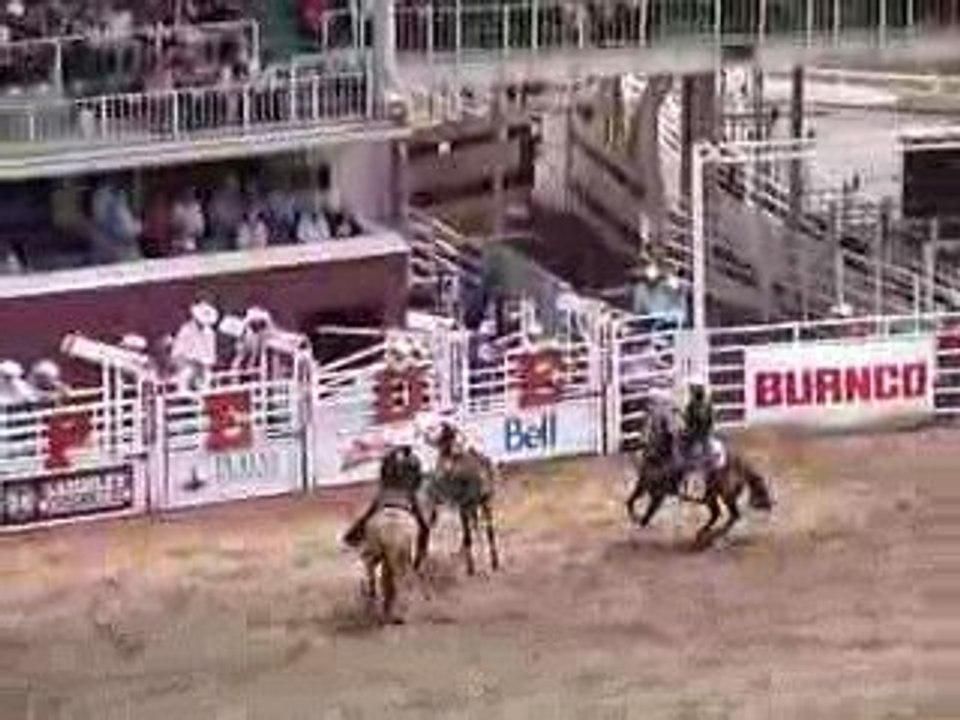 Calgary Stampede : Rodeo a cheval avec selle