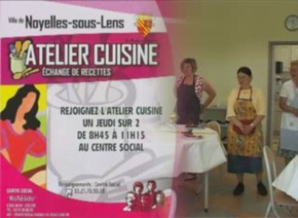 Atelier Cuisine à Noyelles sous Lens