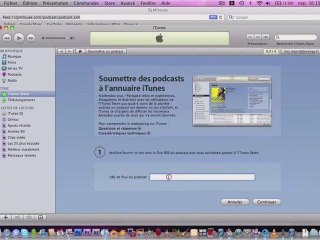 Tuto Faire un Podcast iTunes