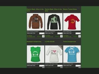Rave, Techno shirts@ Electroclothing.spreadshirt.net