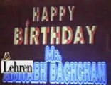 Amitabh Bachchan celebrates his birthday