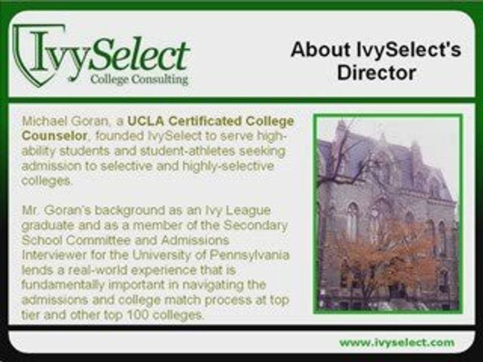 IvySelect College Consulting