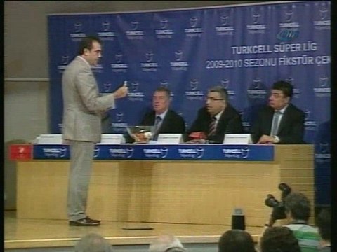 2009-20010 Sezonu Turkcell Süper Ligi Fikstürü Çekildi