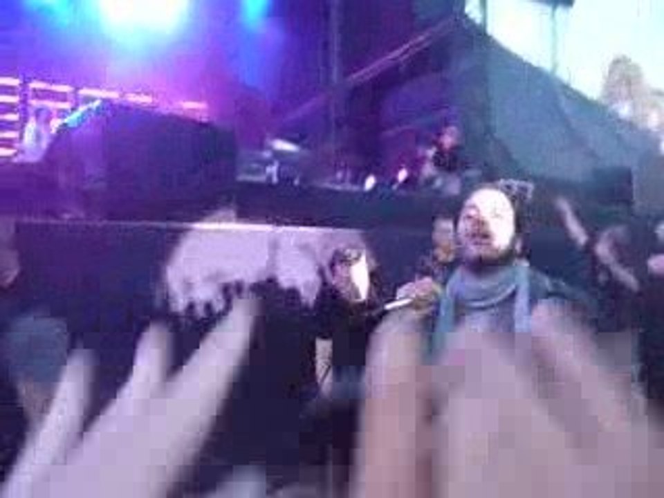 Lenny Kravitz dans la foule, ma main ds la sienne =)