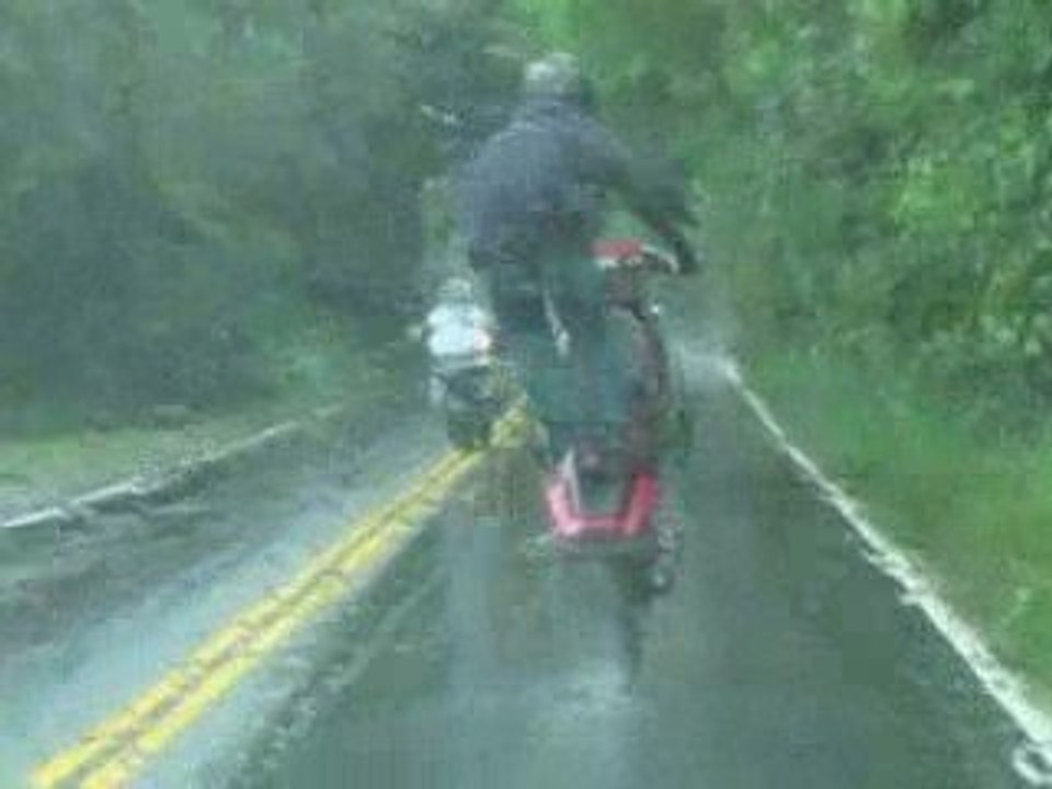 Freeride sous la pluie