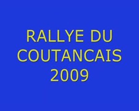 RALLYE DU COUTANCAIS 2009