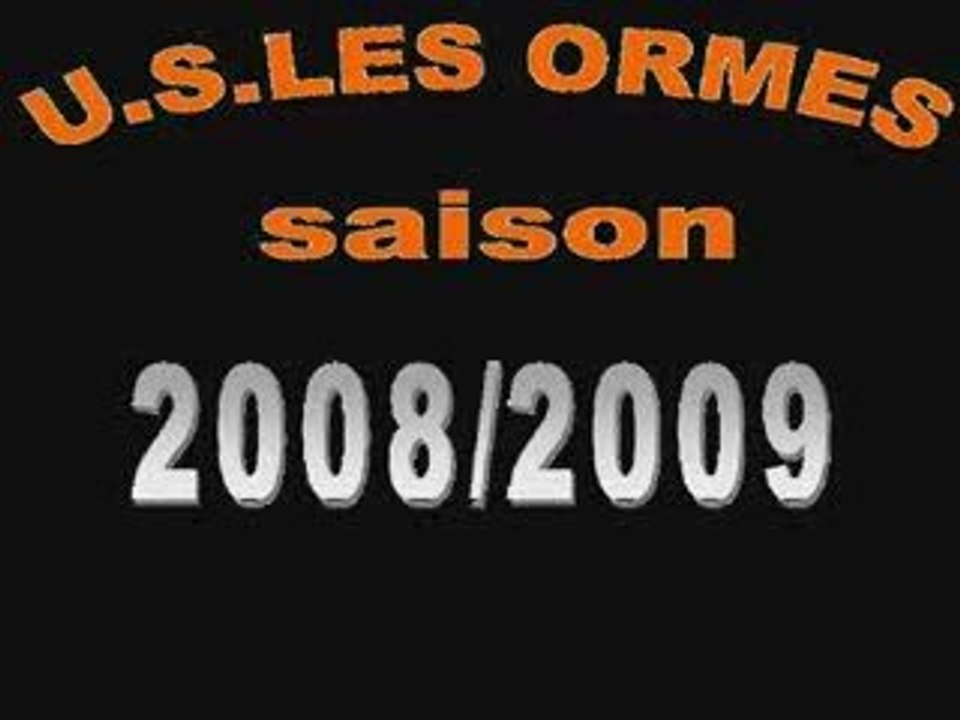U.S.LES ORMES SAISON 208/2009
