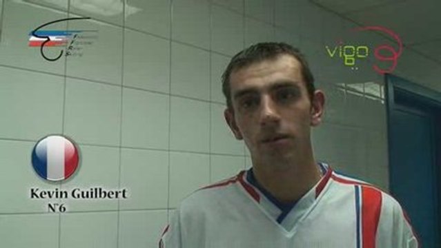 RINK HOCKEY - CHAMPIONNAT DU MONDE : Interview Kevin Guilbert - France / Italie