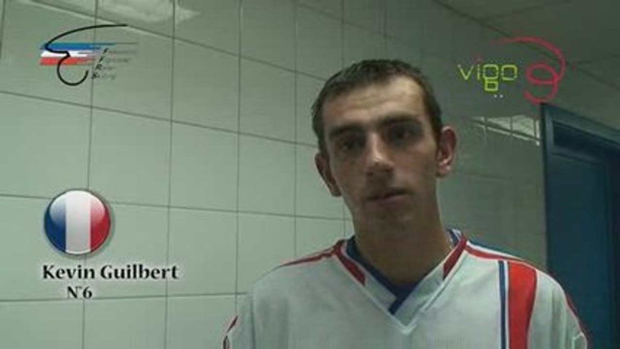 RINK HOCKEY - CHAMPIONNAT DU MONDE : Interview Kevin Guilbert - France / Italie