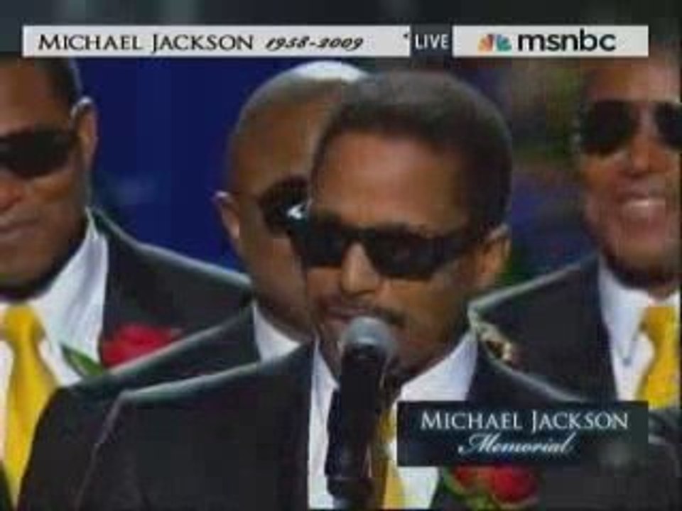 Michael Jackson Memorial Jackson Brothers Closing Comments