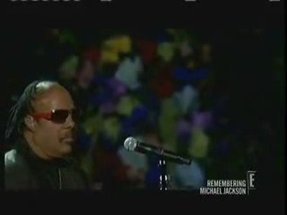 STEVIE WONDER MICHAEL JACKSON MEMORIAL PERFORMANCE HIGH QUAL