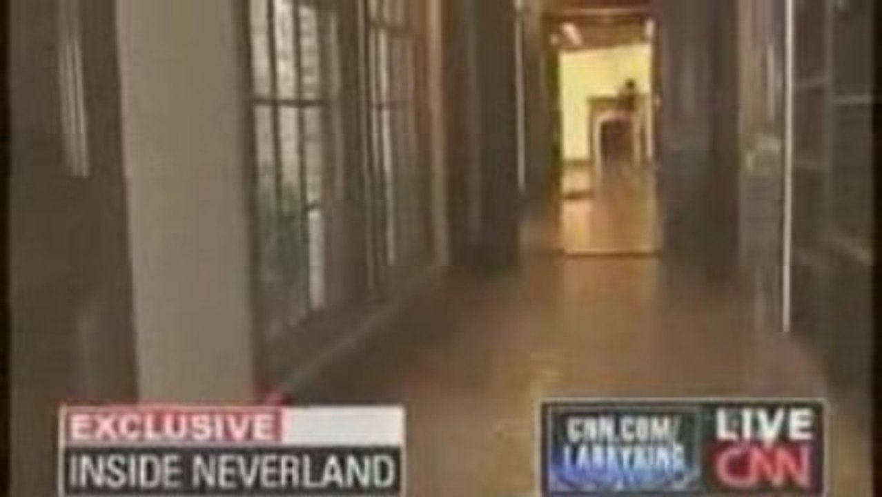 Michael Jackson Ghost During CNN with Larry King